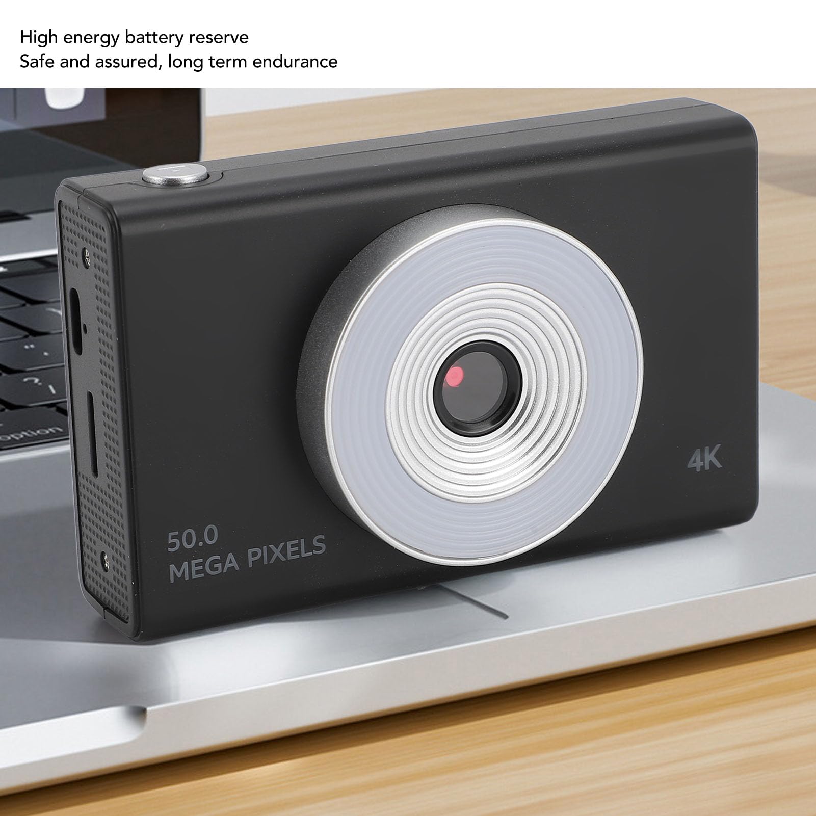 Amazon.co.jp: レトロな4Kデジタルカメラ、補助光付き48MPウルトラHD