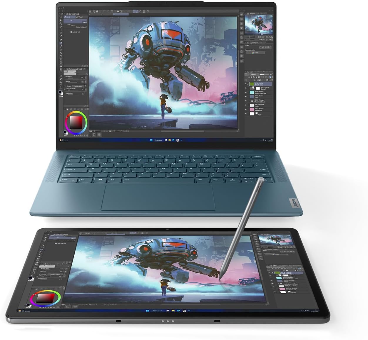 Lenovo Tab P12 Tablet | 12.7 Inch 3K Touch Display | MediaTek Dimensity 7050 | 8GB RAM | 128GB Memory | Android 13 | Oat | Includes Lenovo Tab Pen Plus and Keyboard Pack (2 Years Warranty)