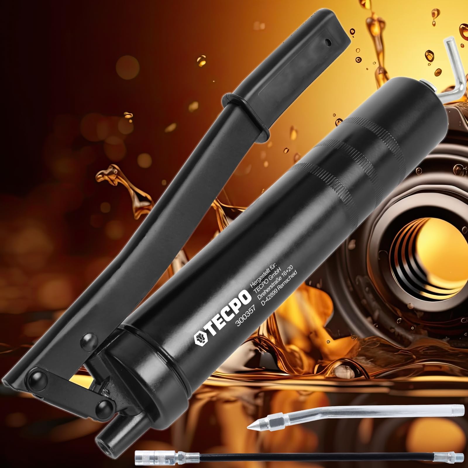 Grasso Litio EP2 TECPO Grasso Universale Multiuso EP2 - 12 Cartucce Da 400g Per Auto E Meccanica Lubrificante Resistente Acqua - Foto 8