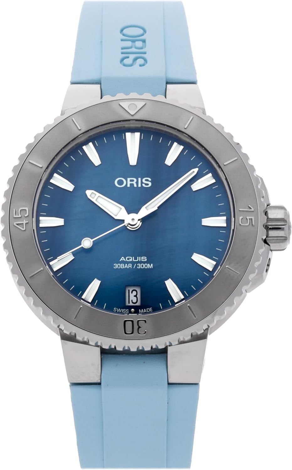 Oris Aquis Automatic Blue, Mother of Pearl Dial Watch 01 733 7770 4155-07 4 18 65FC (Pre-Owned)