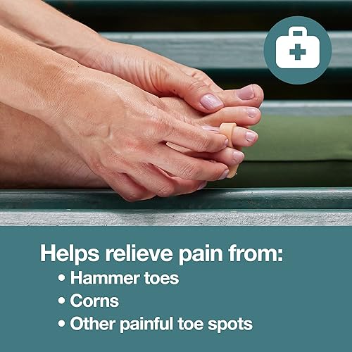 Miniatura 2 de ZenToes Enderezador y corrector de dedos de martillo, paquete de 4 crestas para aliviar el dolor de pies, la presión, las molestias | Comodidad de