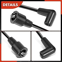 Vista 7 de A-Premium Juego de 7 cables de bujía de encendido compatibles con Jaguar XJ6 1978-1987, Vanden Plas 1982-1987, L6 4.2L