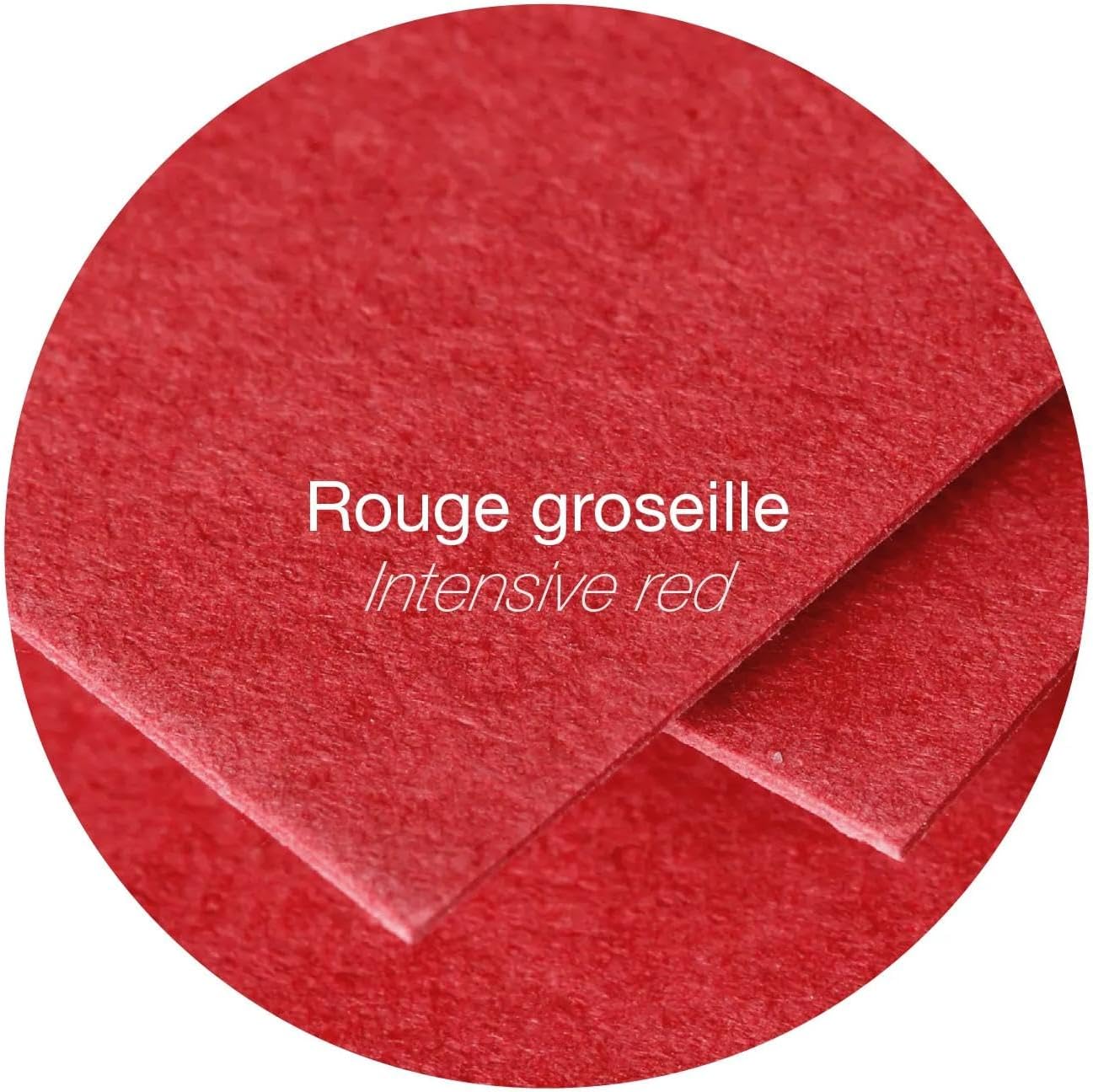 Clairefontaine Cf5585 Pollen A4 Tri-Fold Envelopes (DL/Western 6), 20 Sheets, Quality Paper, 4.2 oz/yd² (120 g/m2) FSC Certified, Red