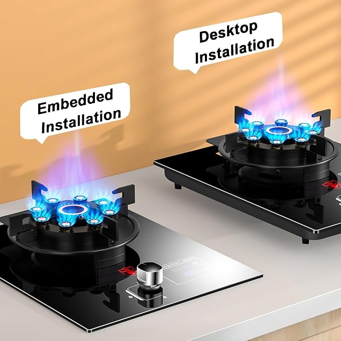 Estufa de Gas 1 Puesto, Panel de Vidrio Templado, Temporizador miniatura 9