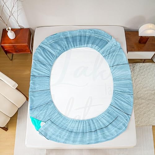 Vista 106 de Juego de sábanas para cámper tamaño matrimonial para niños y niñas, sábanas de madera para adolescentes de Happy Camping Farm, accesorios de Multi 04