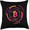 Bitcoin SV BSV Logo Image Cryptocurrency Mechanical Throw Pillow