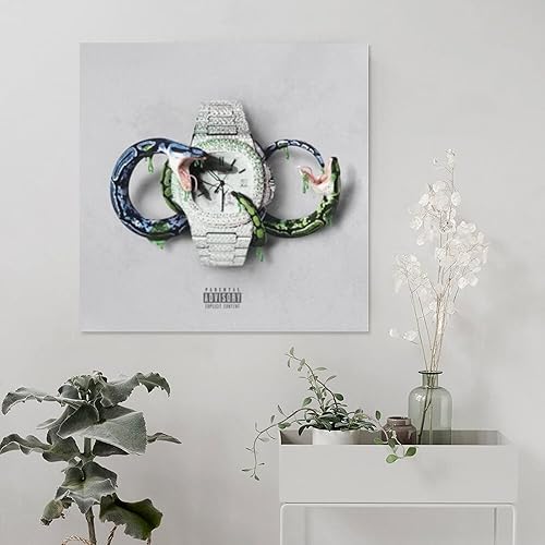 Miniatura 5 de ORLLO YNW Melly Just A Matter of Slime - Póster de lienzo decorativo para pared, arte de pared, para sala de estar, dormitorio, sin marco, estilo