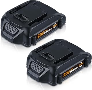 2 Packs WA3525 4.0Ah Replacement for Worx 20V Battery WA3520 WA3577 WA3578 WG151S WG155S WG251S Compatible with Worx Batteries 20V Tools