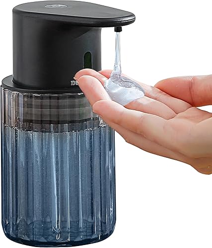 Miniatura 12 de Dispensador automático de jabón espumoso sin contacto, recargable 10oz/300ml, 3 niveles ajustables de espuma, impermeable IPX7, para cocina y baño,