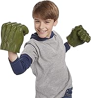 Vista 5 de Marvel Avengers Hulk Roleplay Toy, Includes 2 Gamma Grip Fists, Design Inspired by Marvel Comics, for Kids Ages 4 and Up (Yaxa Exclusive)