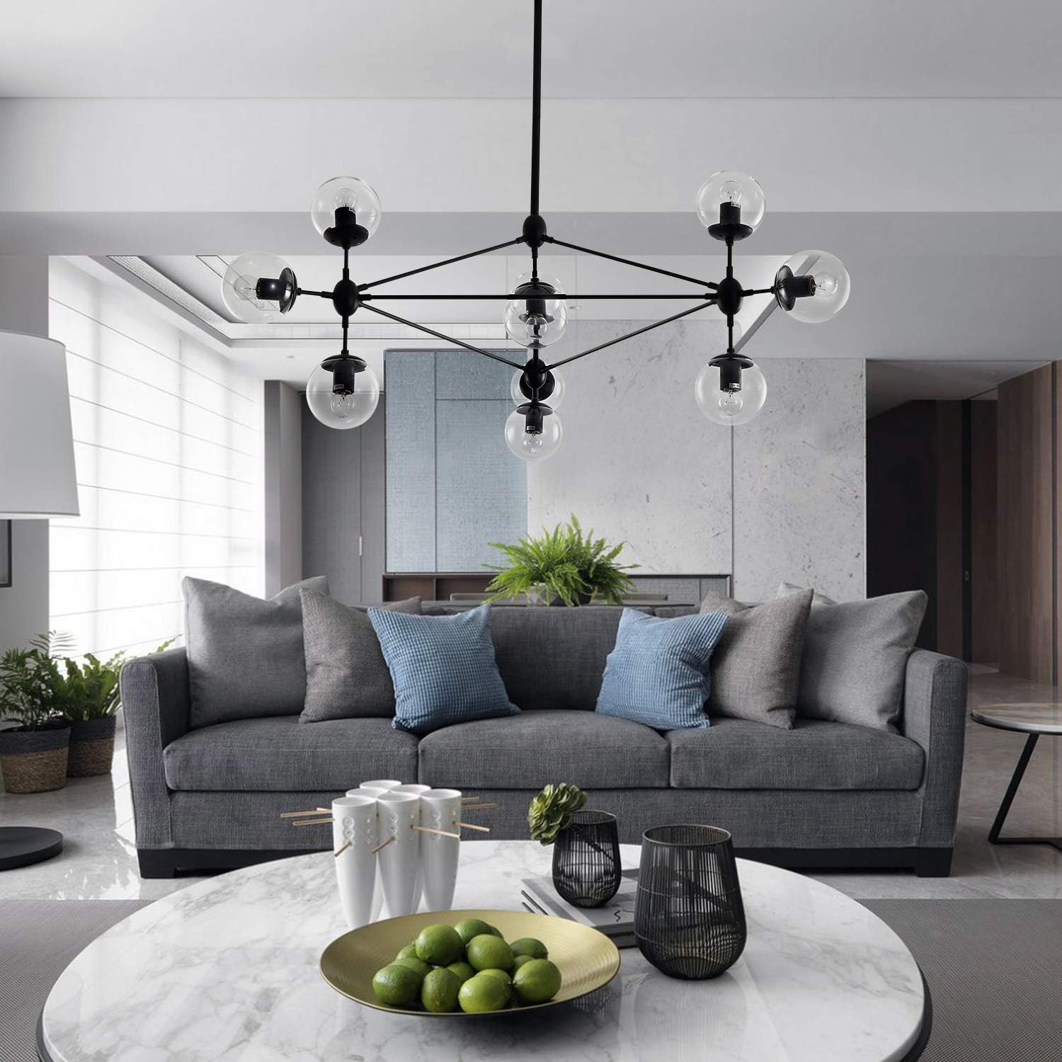Bеѕt Cуbеr Mоndау 🔥 Luupyia 10 Light Sputnik Chandelier Mid Century Industrial Light, Magic Bean Chandelier with Globe Glass Shade, Mid Century Sputnik Chandelier Pendant Dining Room Light Fixtures Black Blасk Frіdау - 80% оƒƒ Luupyia 10 Light Sputnik Chandelier Mid Century Industrial Light, Magic Bean Chandelier with Globe Glass Shade, Mid Century Sputnik Chandelier Pendant Dining Room Light Fixtures Black