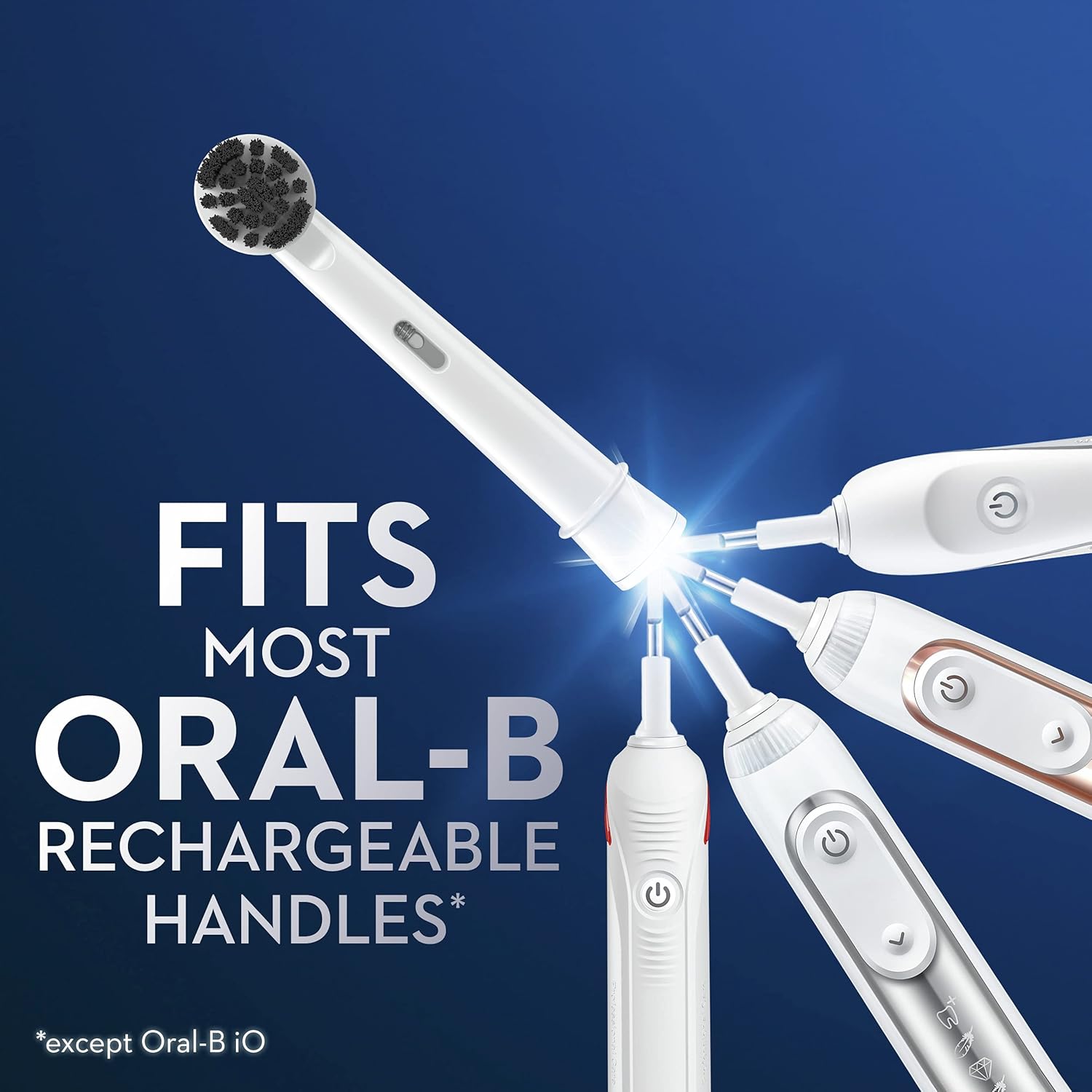 Oral-B Charcoal Electric Toothbrush Replacement Brush Heads Refill, 3 Count (Pack of 5)