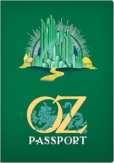 The Unemployed Philosophers Guild Passport to Oz Notebook - Literary Themed Fantasy Passport Sized Mini Pocket Notebook, 3.5" x 5"
