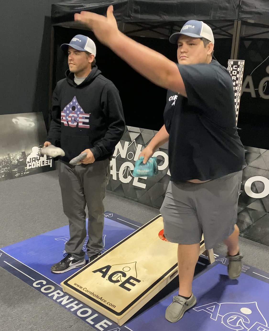 Ace Clusters - ACE Pro Stamped Approved Cornhole Bag Series - Slick-Stick Style Bags with Cluster Pad Technology - Played by ACE Professional Players