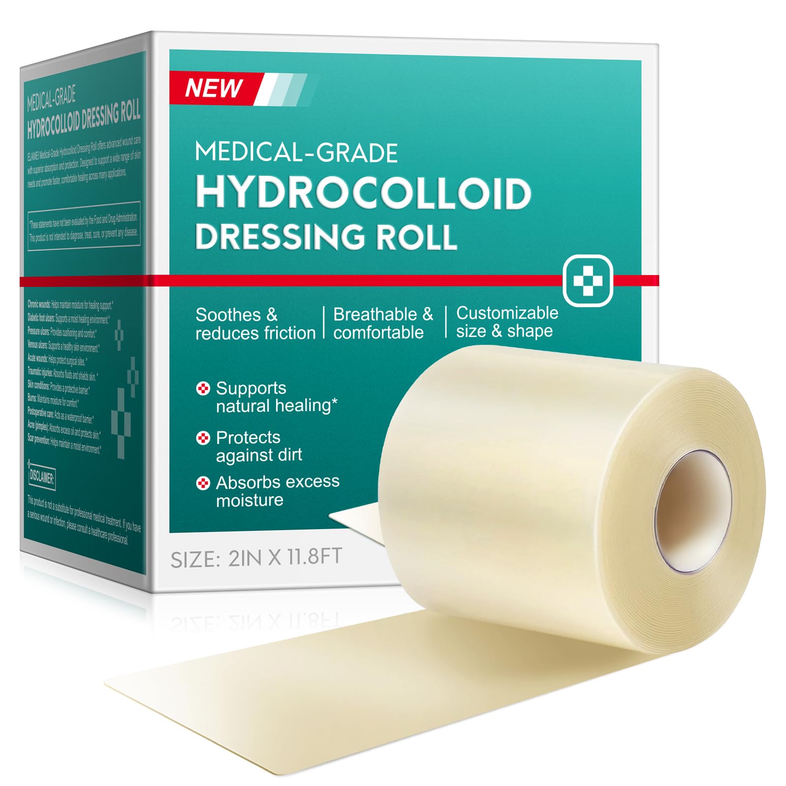 Hydrocolloid Roll for Wound Care