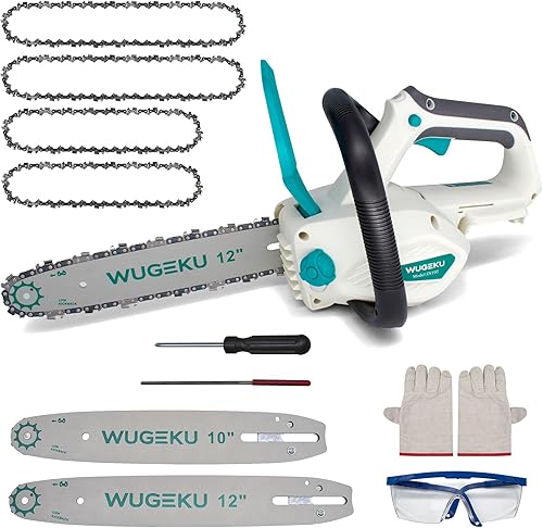 Motosierra eléctrica de 12 y 10 pulgadas inalámbrica, herramienta solo para baterías Makita, motosierras de batería sin escobillas, 4 cadenas,