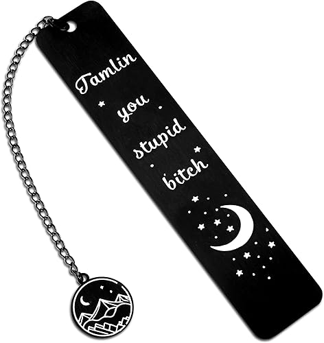 Miniatura 5 de PLwelth Marcapáginas divertido para mujeres y hombres, marcapáginas de metal para amantes de los gatos, lindo marcapáginas con colgante de borla de