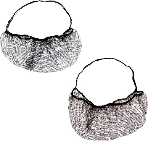 100PCS Beard Nets Disposable Nylon Protective Beard Covers with Single