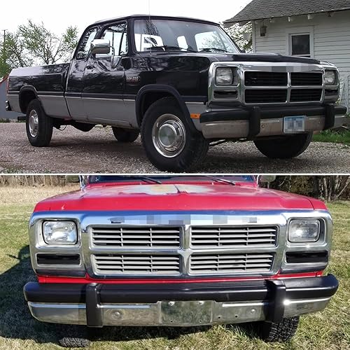 Miniatura 11 de Para Dodge D150, D250, D350, W150, W150, W150, W250e, W350 Ramcharger, 1991 Dodge D150S, W150S Luces direccionales de estacionamiento delanteras