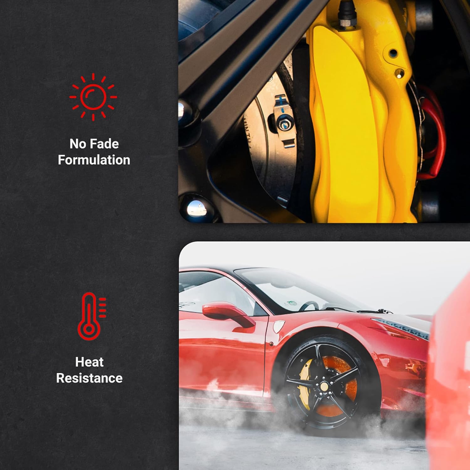 ERA Paints 2K Brake Caliper Paint Kit – Red | High-Gloss Spray, 500°F Heat & Chemical Resistant | Complete DIY Kit with Degreaser, Gloves & Tape | Made in USA