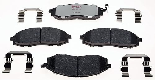 Raybestos Premium Raybestos Element3 EHT Juego de pastillas de freno delantero de repuesto para Nissan Frontier 2003-2004 y modelos Nissan Xterra