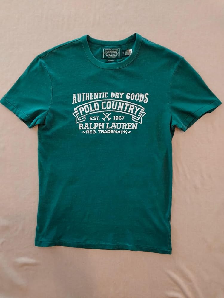 Polo by Ralph Lauren グリーン made in USA $95 Polo Ralph Lauren The Earth Polo Shirt Cotton Green size