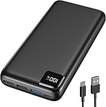 A ADDTOP Power Bank 20000mAh External Battery – 22.5 W USB C Fast Charging Portable Charger with 4 Outputs Portable Battery for Phone Tablets