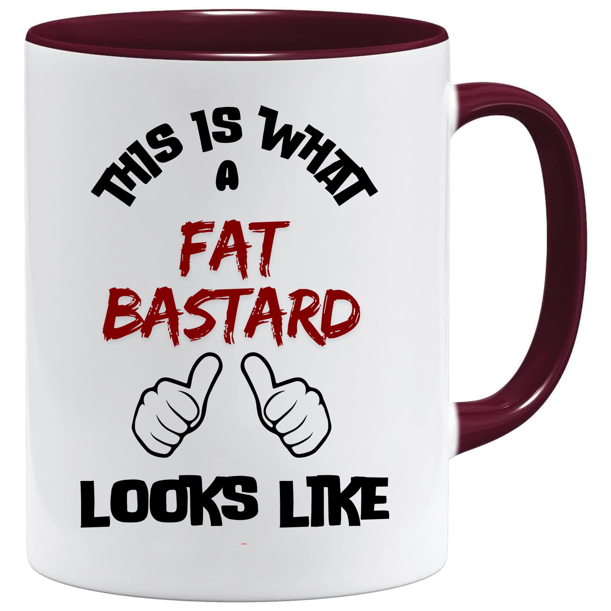 Jungle Mug Men's Fat Funny Work Gifts | Gift For Colleagues | Secret Santa Gifts | Rude Gifts For | Coffee Gifts For Wo | Leaving Gifts For Colleagues (Fat)