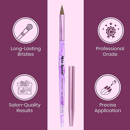 Miniatura 5 de Mia Secret Kolinsky 3D - Pincel para uñas