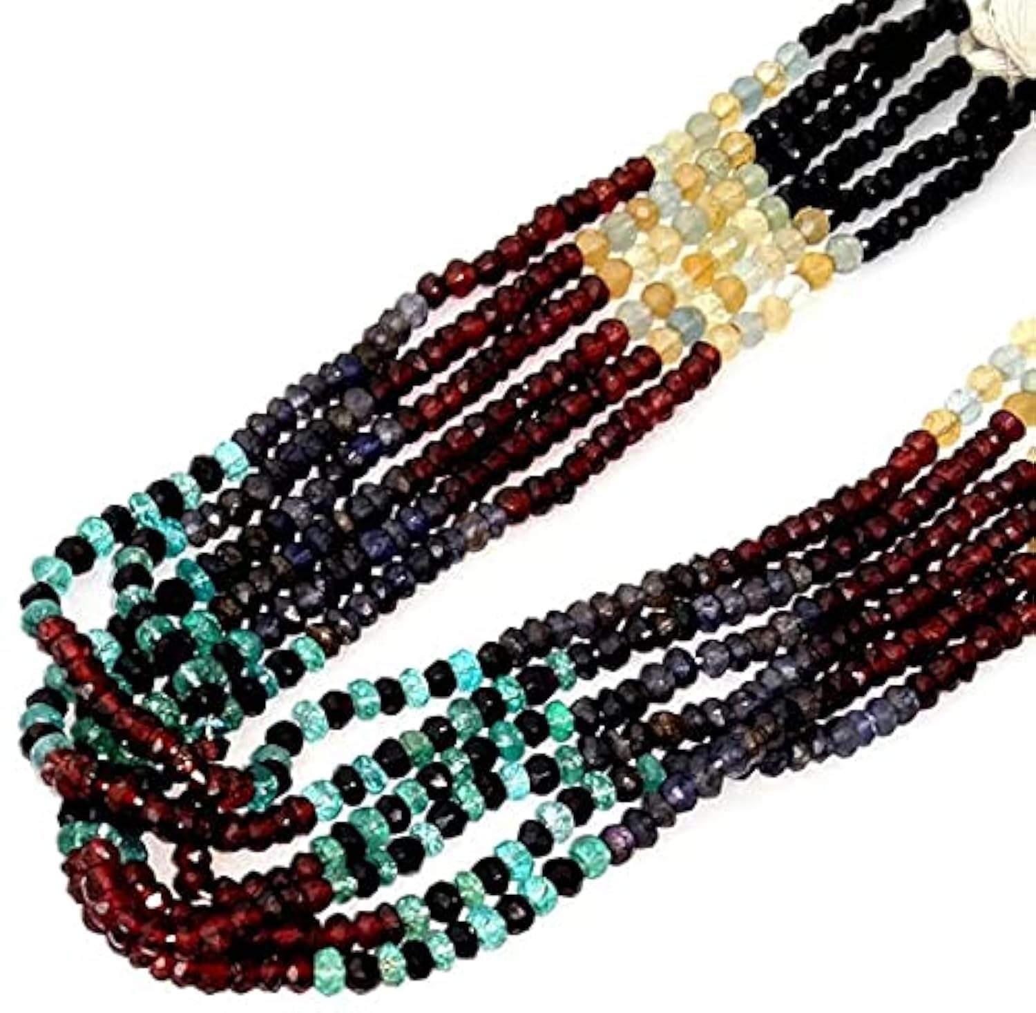 Perles facettées de grenat et spinelle LKBEADS pour éviter les faux minéraux en bijouterie diy