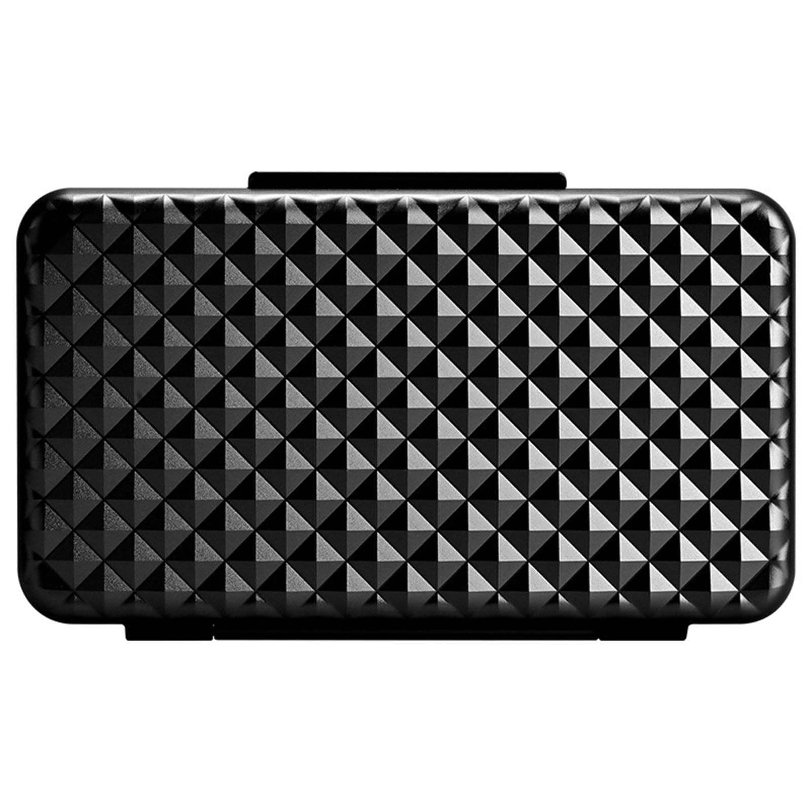 Humidor aus Aluminium, schmal, großes Fassungsvermögen, tragbarer Reisehumidor, schlanker, tragbarer Humidor aus Aluminium für 5 Zigarren,D