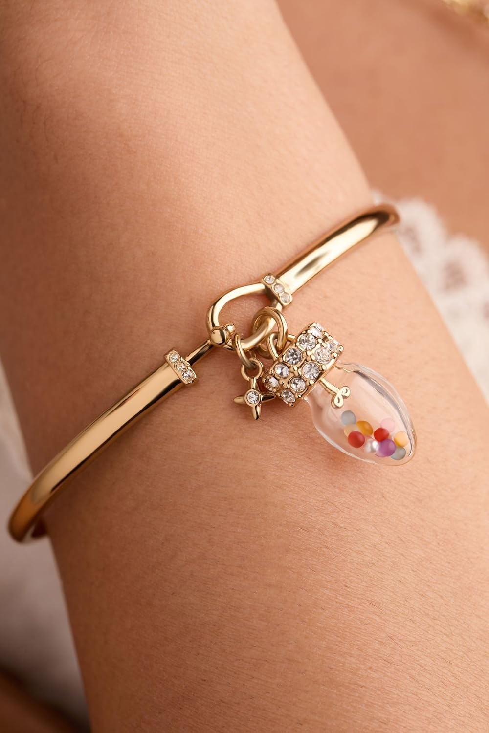 Alex and Ani Light Bulb Shaker Tension Cuff Bracelet - Image 4