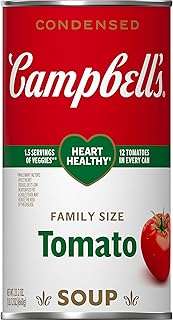 Campbell's Condensed Heart Healthy Tomato Soup, 23.2 oz Family Size Can
