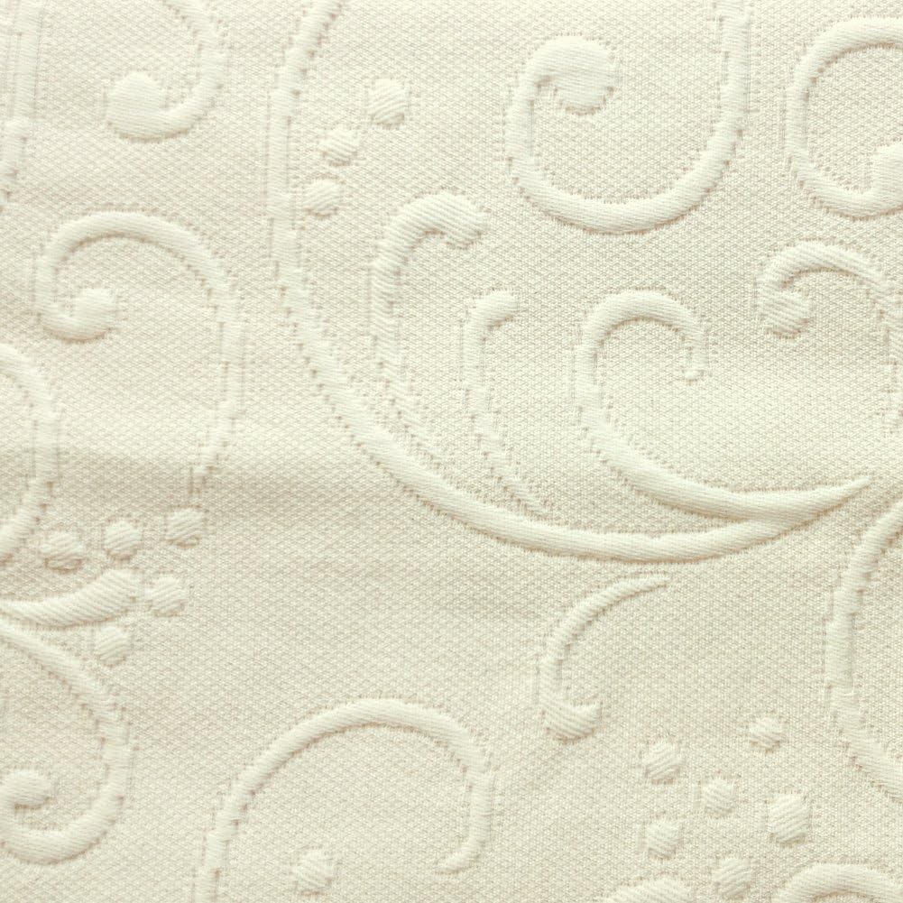 Braga Matelasse Coverlet, King, Ivory