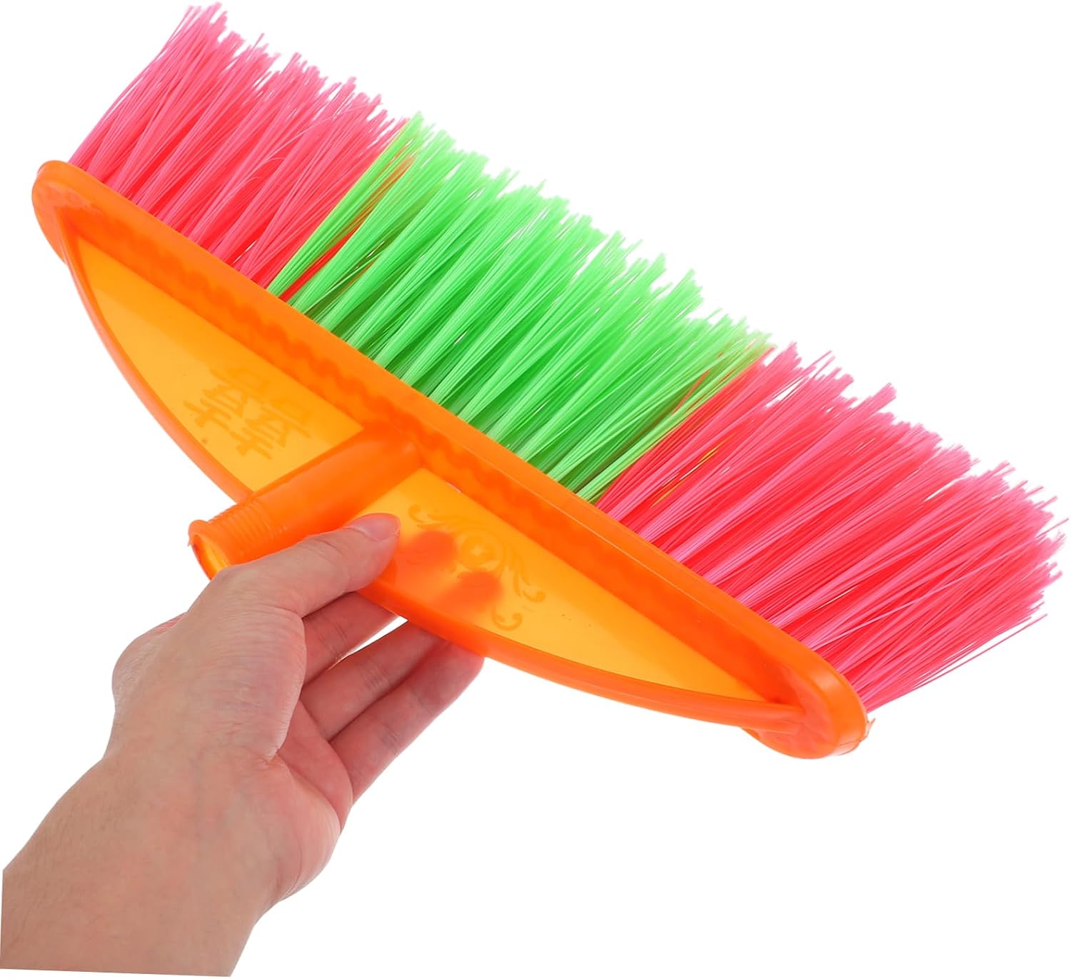 5-Row Plastic Broom Head Replacement – Hard Bristle Sweeper Head for Home Cleaning – 1 Pack Sturdy Household Broom Part