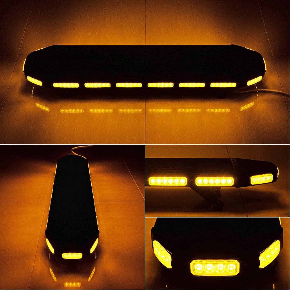 Amazon.co.jp: ストロボライトバー 41インチ 96-LED 288W アンバー
