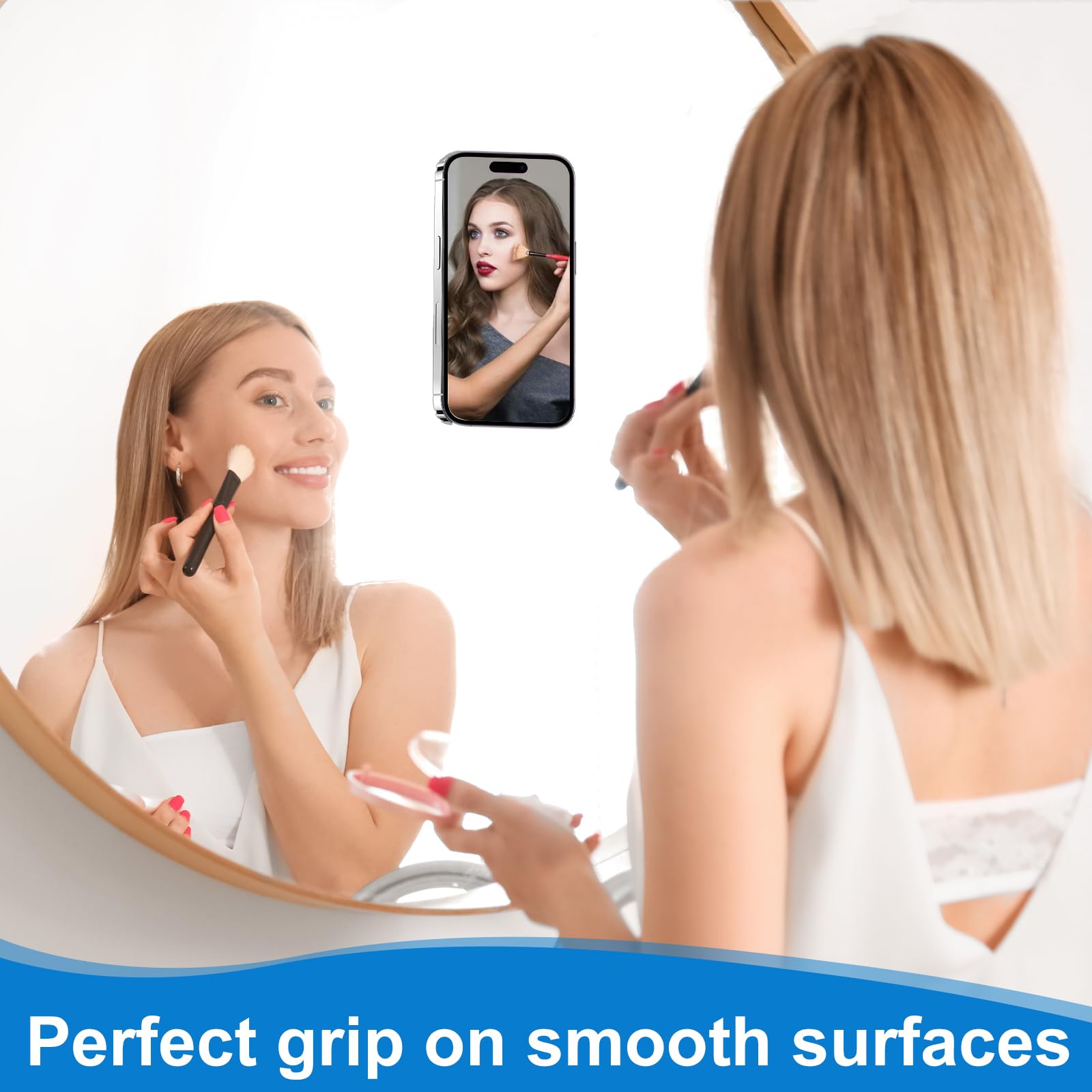 Lot De 10 Ventouses Silicone Pour Téléphone - 10 Couleurs - Adhésion Puissante Sur Surfaces Lisses - Pour Selfies, Vidéos, Mains Libres