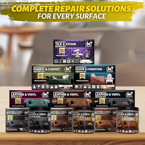 Miniatura 9 de Kit de reparación de telas y alfombras Coconix | Repara rasgaduras, agujeros y quemaduras en tapicería de tela y alfombra, alfombras y ropa |