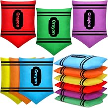Yousoontic 6 Pcs Crayon Pillows for Classroom, 14 x 20 in, Flexible Seating