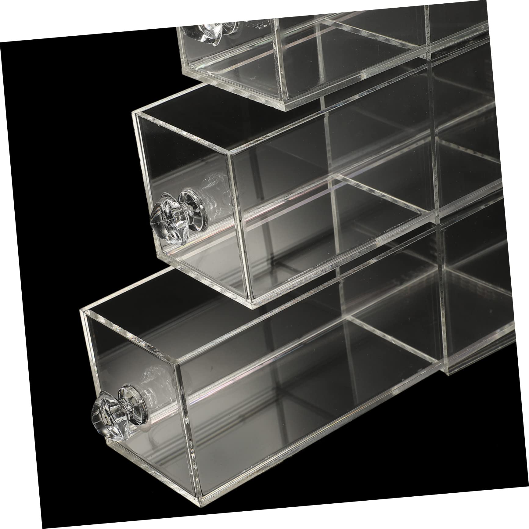 Organisateur en Acrylique Transparent à Tiroirs pour Bijoux et Cosmétiques