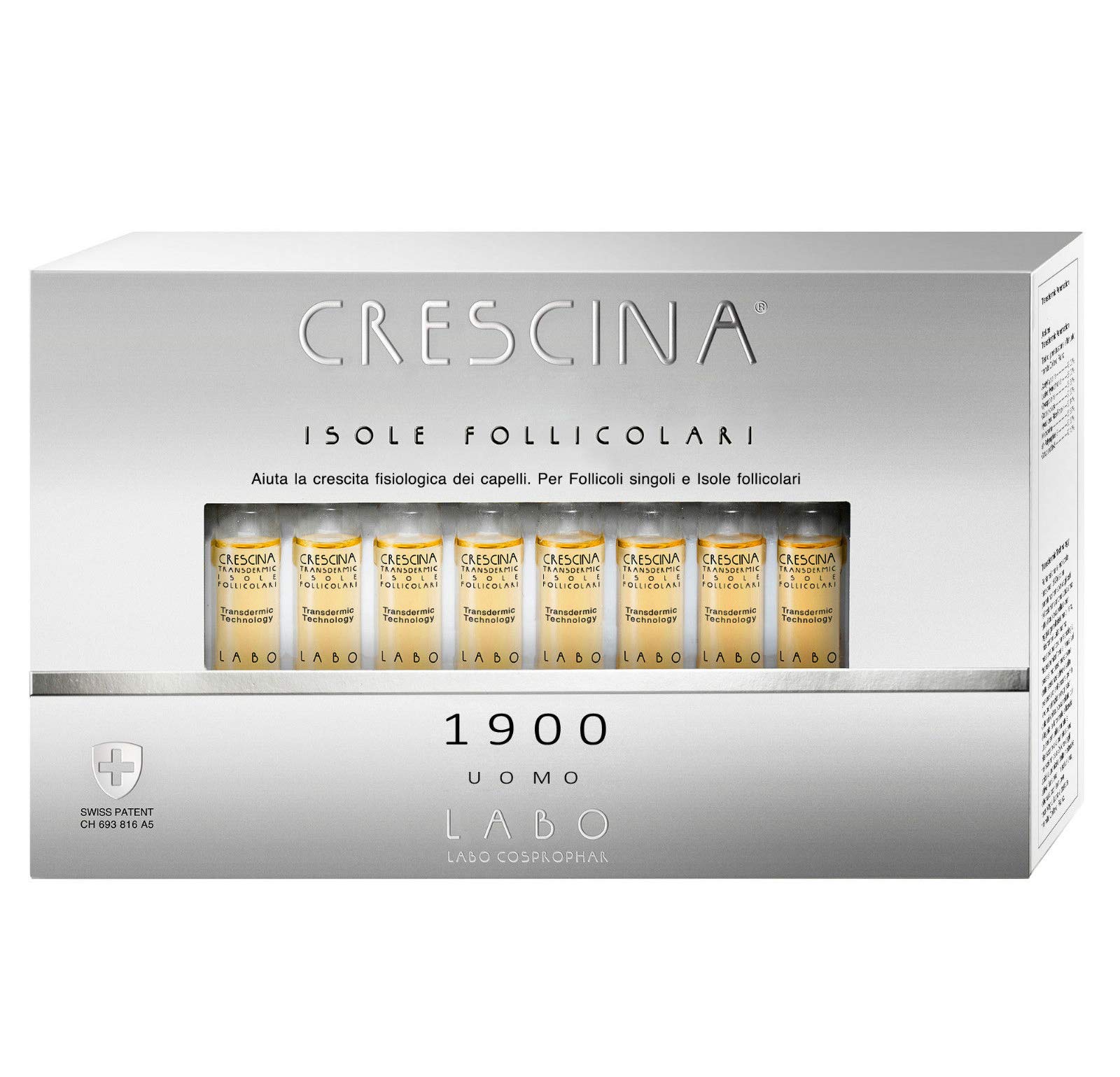 Crescina Croissance Cheveux 1900 Homme : Corriger l'Éclaircissement Capillaire