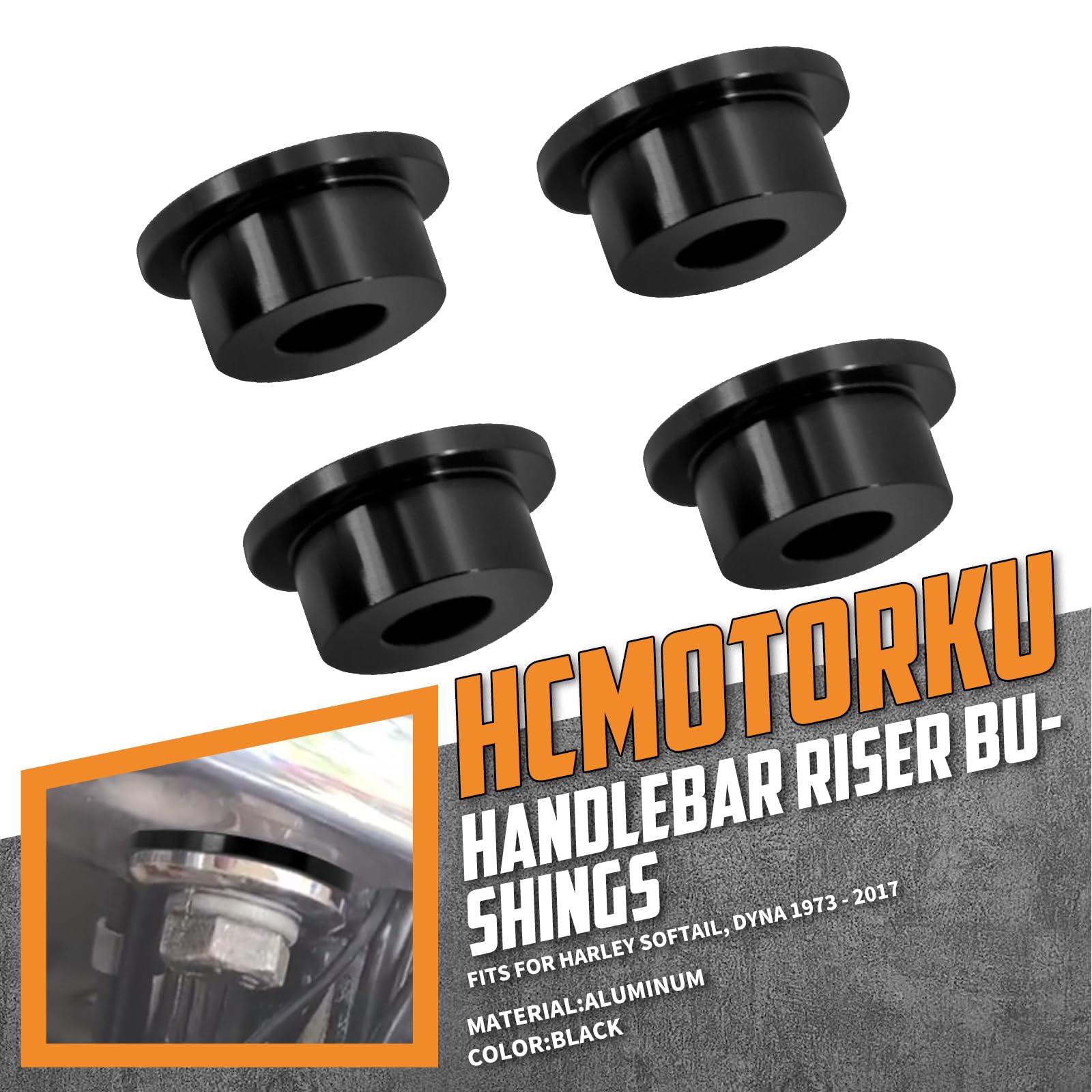 Polyurethane Condenser Riser Pesalmon Black Polyurethane Handlebar Riser Bushing Damper