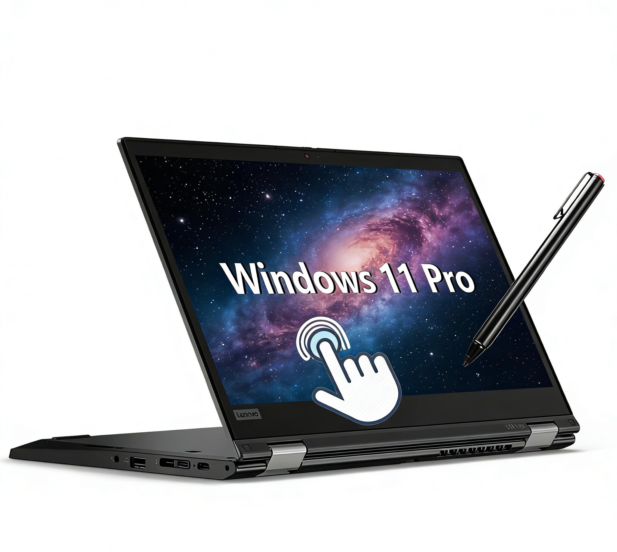 Lenovo ThinkPad L13 Yoga Gen 2 13.3" Touchscreen FHD 2-in-1 Business Laptop, Intel Core i7-1165G7, 16GB DDR4 RAM, 512GB SSD, with Stylus Pen, Backlit