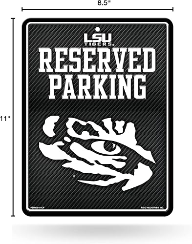 Miniatura 128 de Letrero de metal NCAA de 8.5 x 11 pulgadas, ideal para cueva de hombre, dormitorio, oficina, decoración del hogar Primario