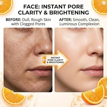 Orange Exfoliating Gel,Orange Enzymes Exfoliating Gel for Face and Body