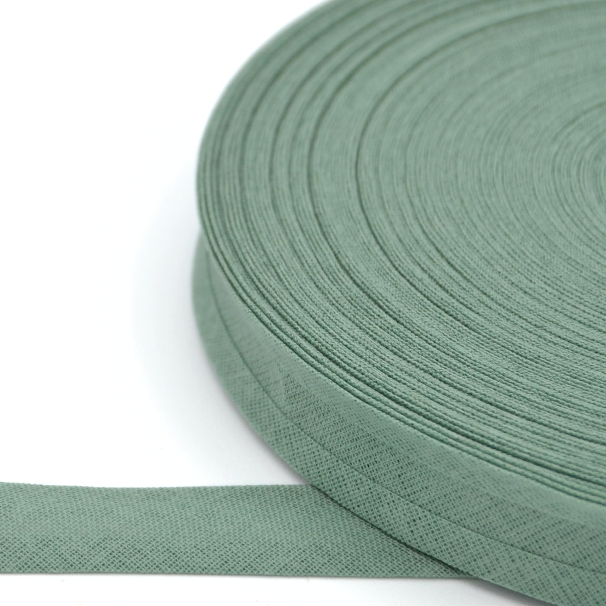celloexpress 25mm Plate Green Cotton Bias Binding Tape for Sewing - Trim Edging Quilting Bunting Crafts (3m - 300cm)