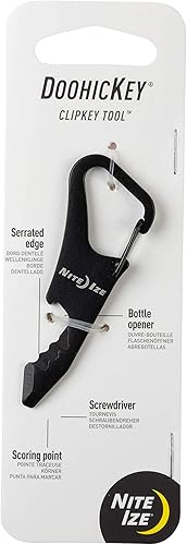 Nite Ize DoohicKey ClipKey Herramienta de llave color negro