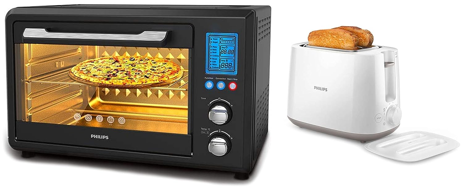 Buy Philips HD6976/00 36Litre Digital Oven Toaster Grill, 2000W, with