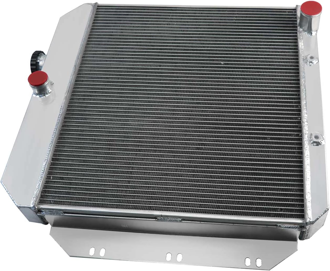 4 Row Aluminum Radiator for 1960-1962 Chevy GMC Apache Pickup Truck Radiador for 60-62 Chevy Suburban C/K Series C10 Panel Pickup Truck V8 1961 61 DPI6062 Downflow Radiators