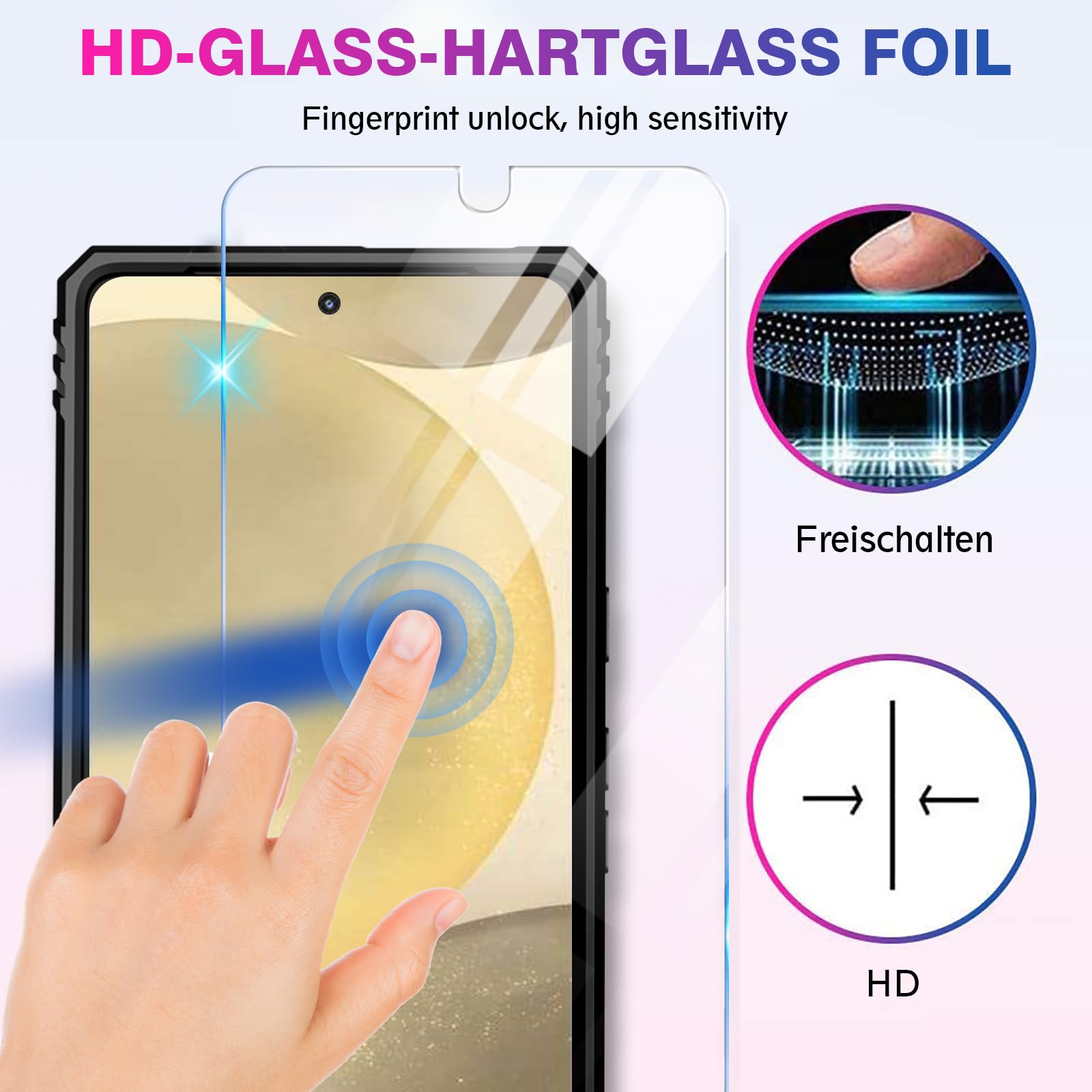 Suncasetor - Funda Protectora Para Samsung Galaxy A25 5G Con Protector